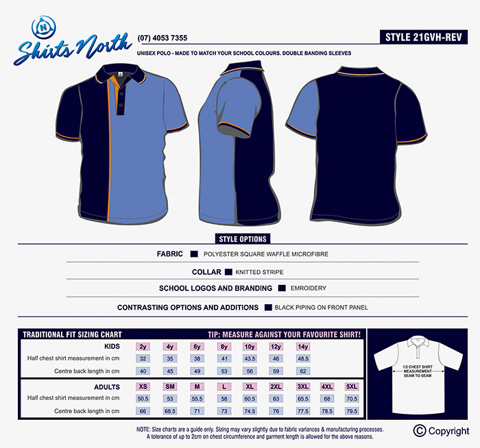 School and Sport Polos ⋆ Shirts North school and sport polos