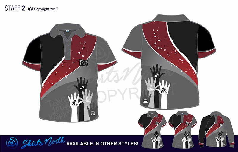School Staff Shirts ⋆ Shirts North School Staff Sublimated Shirts