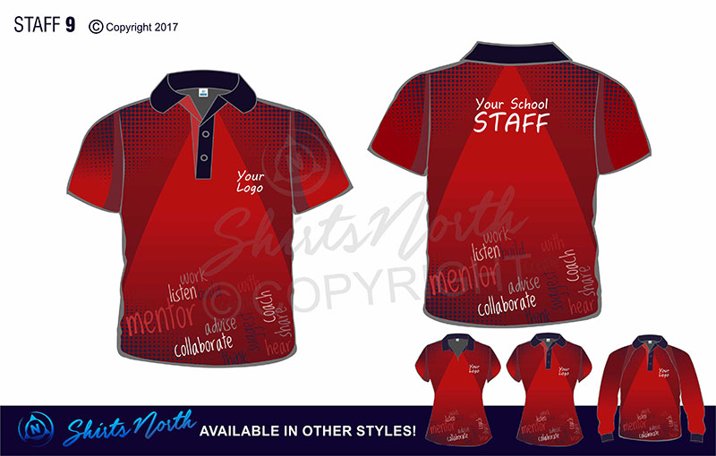 School Staff Shirts ⋆ Shirts North School Staff Sublimated Shirts